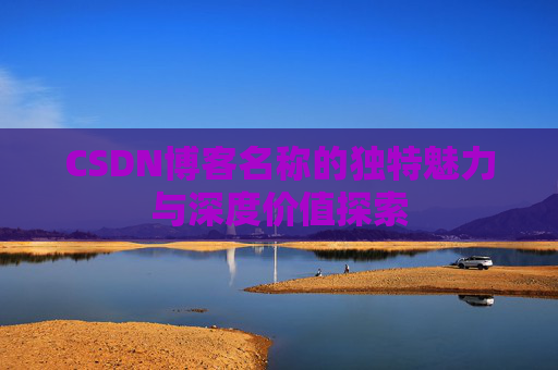 CSDN博客名称的独特魅力与深度价值探索